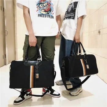 

Fashion Business Travel Bag Female Baggage Short-haul Portable Boarding Bag Simple Travel Female Travel Bag Sports Men's Gym Bag