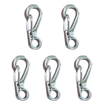 

Mini-tool Alloy Keychains Keyrings Carabiner Metal Hanging Buckle Snap Spring Clips Hook outdoor Camping Hiking carabiner clip