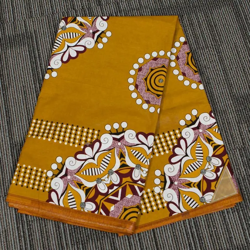 6 ярдов голландская вощеная ткань нигерийская Анкара восковая ткань высокого качества африканский батик печатная ткань для свадебного