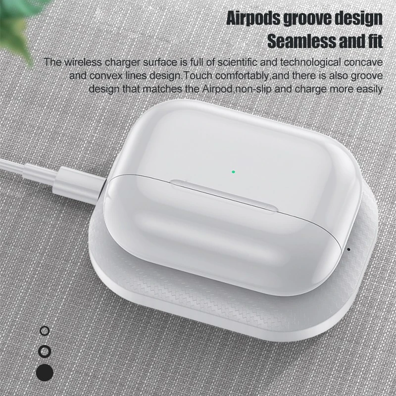 2 in 1 7.5W QI Wireless Charger Dock Station Pad For Apple Airpods 2 AirPods Pro iPhone X 8Plus XS XR Xs 11 Pro Max Charge Base apple charging station