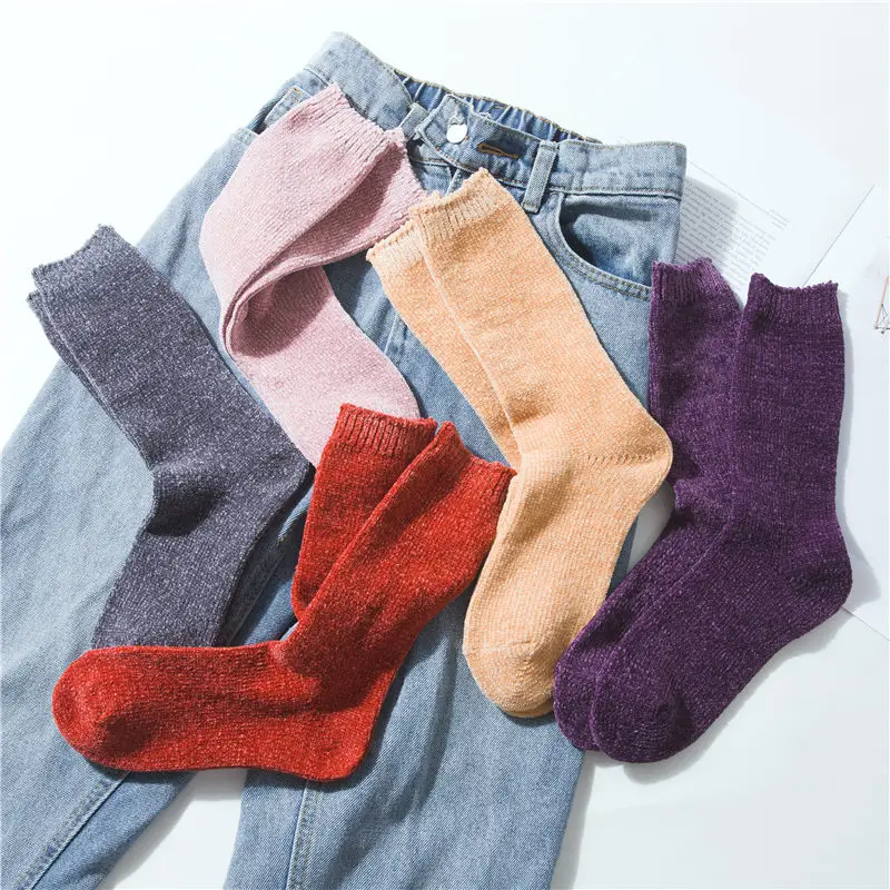 KingDeng Harajuku стиль женские носки теплые Носки женские хлопок Funny Socks радужные носки с коноплей сапоги чулки носки набор