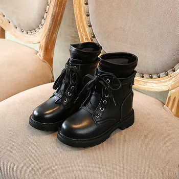 

New Child Martin Boots Children's Kids Boys Children Girls Shoes Season Locomotive Chaussure Enfant