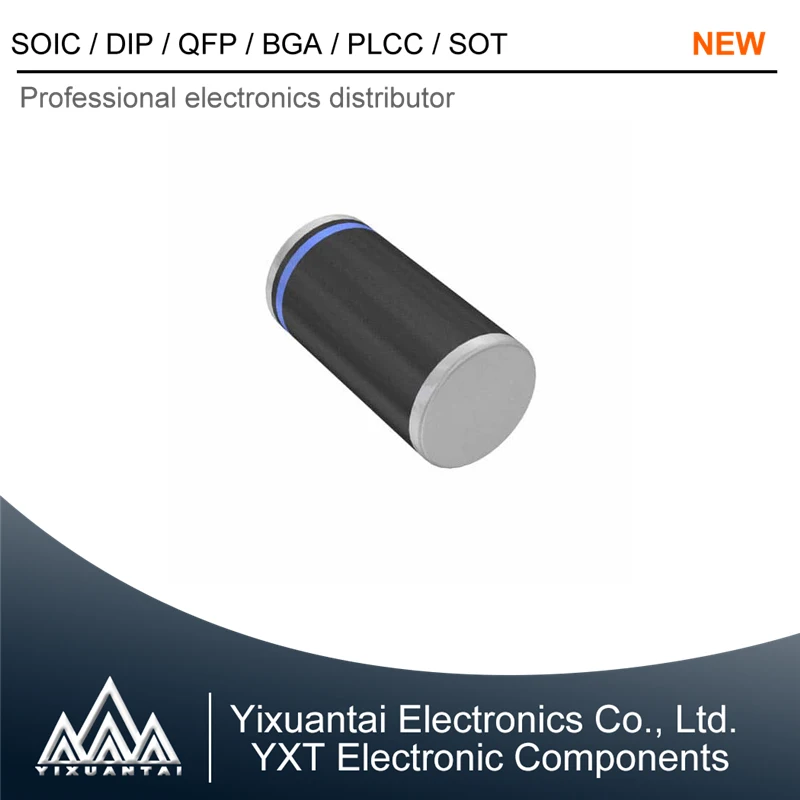 BYM12-400-E3/96 BYM12-400HE3_A/H BYM12-400-E3 BYM12-400 【DIODE GEN PURP 400V 1A 】 DO-213AB 20 teile/los Neue