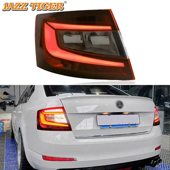 

Car LED Tail Light Taillight For Skoda Octavia 2015 2016 2017 Rear Fog Lamp + Brake Light + Reverse + LED Turn Signal Light