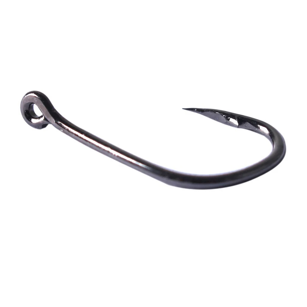 300pcs/set Assorted Carbon Steel Fish Jig Hooks Octopus Crab Hooks Kit Fishing Tackle Box 10 Sizes