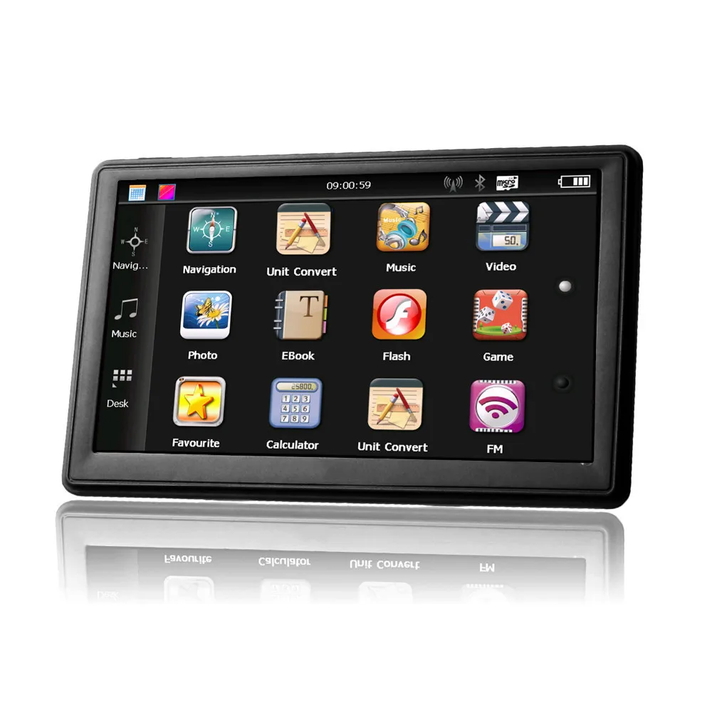Maiyue star 7-inch capacitive screen car truck GPS navigation navigator 256M 8GB Bluetooth AV-IN FM New Europe Spain Russia map