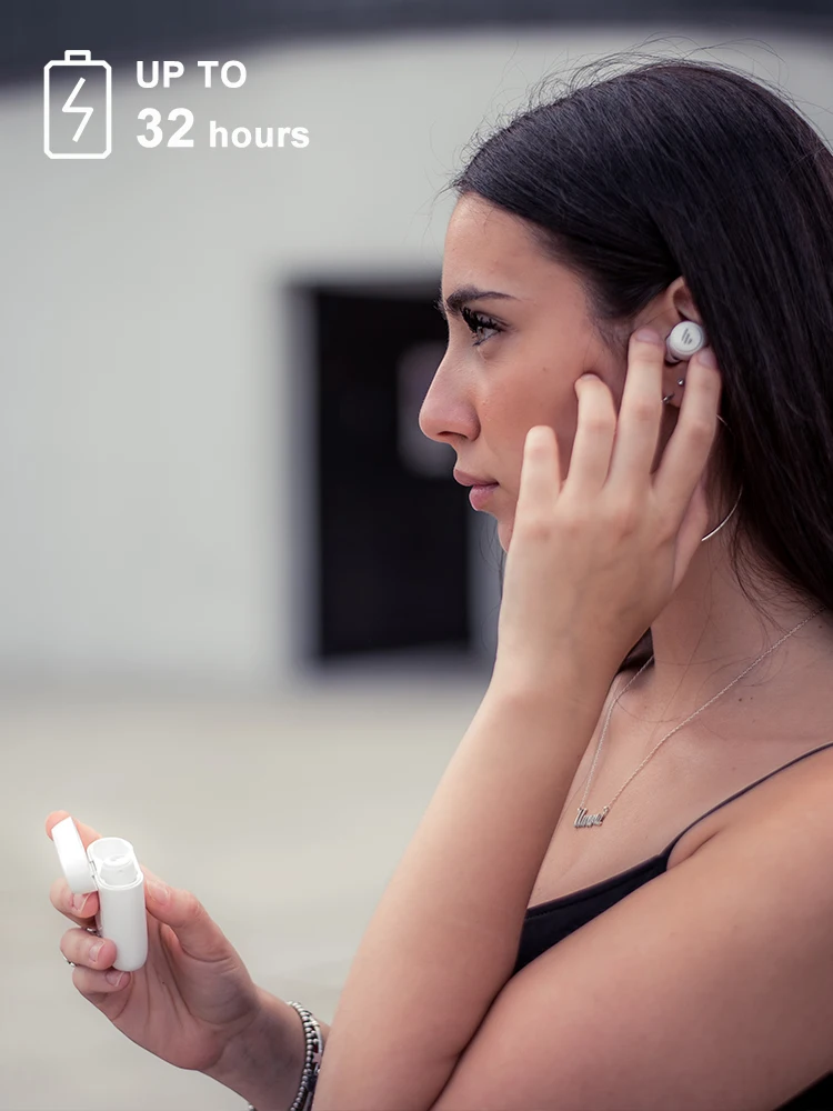 EDIFIER TWS6 Qualcomm aptX Bluetooth V5.0 TWS Беспроводная зарядка наушники контроль IPX5 водонепроницаемые беспроводные наушники до 32 часов