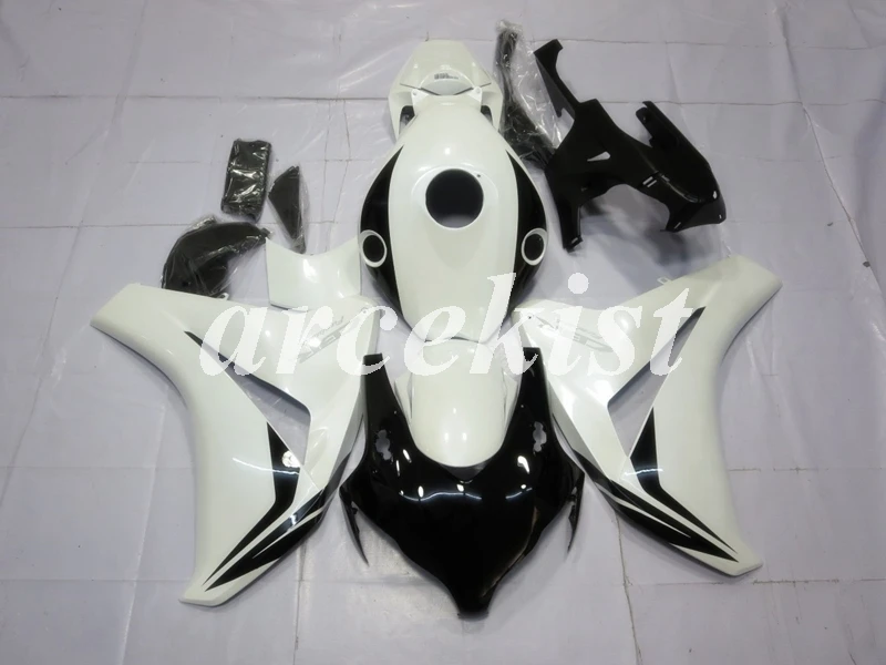 ABS литьевая форма мотоцикл обтекатели комплект Подходит для Honda CBR1000RR 08 09 10 11 2008-2011 набор кузова белый черный