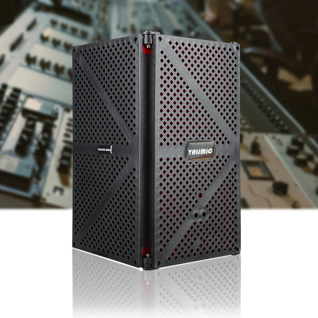 Металлический изолирующий экран для микрофонного записывающего оборудования, звукоизоляционная пластина, акустическая пенопластовая панель, пенопласт для студийной записи 5