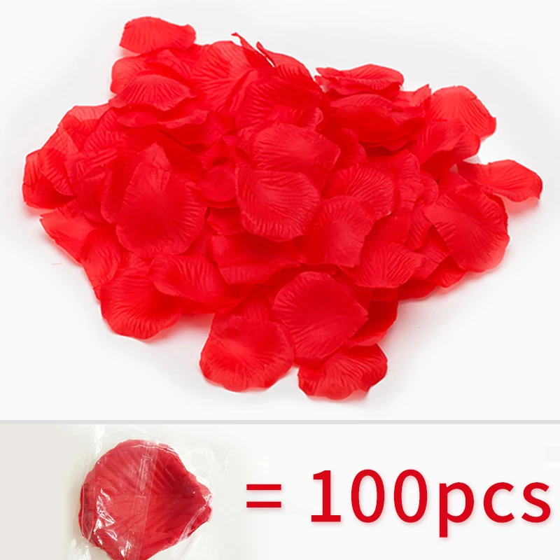 1000 шт. искусственные лепестки для конфетти|Лепестки роз| |