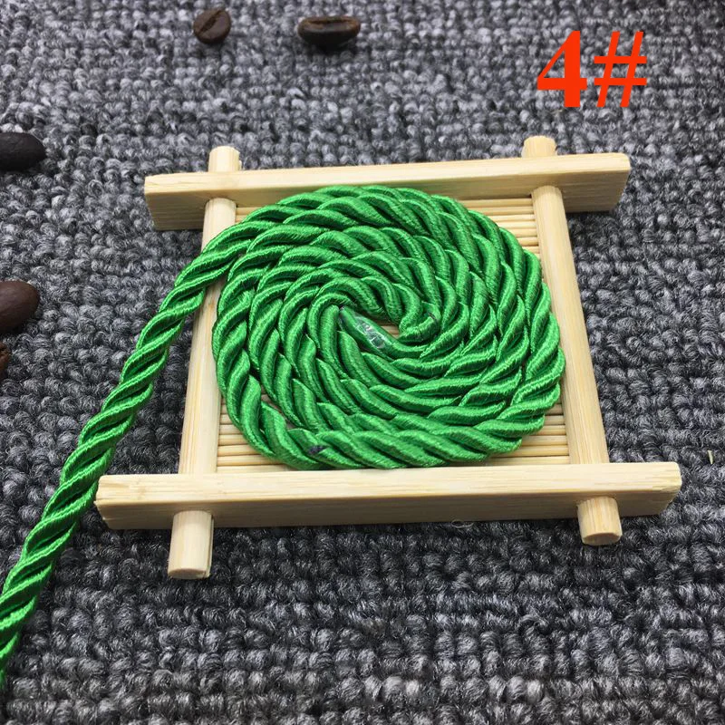 4 Meetee 10 м 5 мм 3 акции витой хлопок нейлоновые Шнуры Красочные DIY ремесло плетеная декоративная веревка шнурок ремень аксессуары AP477 - Цвет: 4