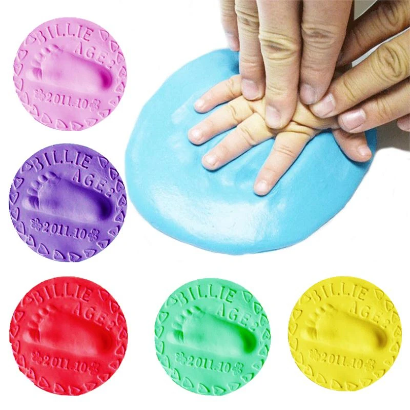 

Baby Print Mud Infant Handprint Footprint Mud Handprint Footprint Imprint Casting Parent-child Hand Baby Care Hand Foot