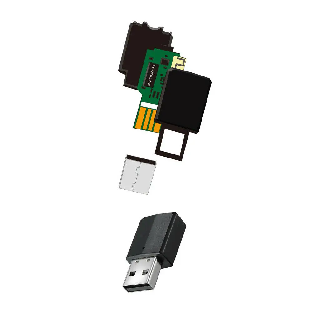 5,0 приемник аудио USB Bluetooth передатчик адаптер для ТВ/ПК наушники Динамик