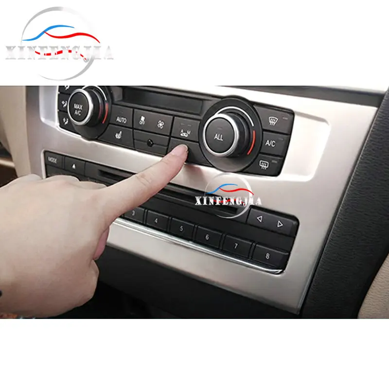 Для BMW X3 F25 2011- хром ABS панель центр управления кнопки рамка Крышка отделка