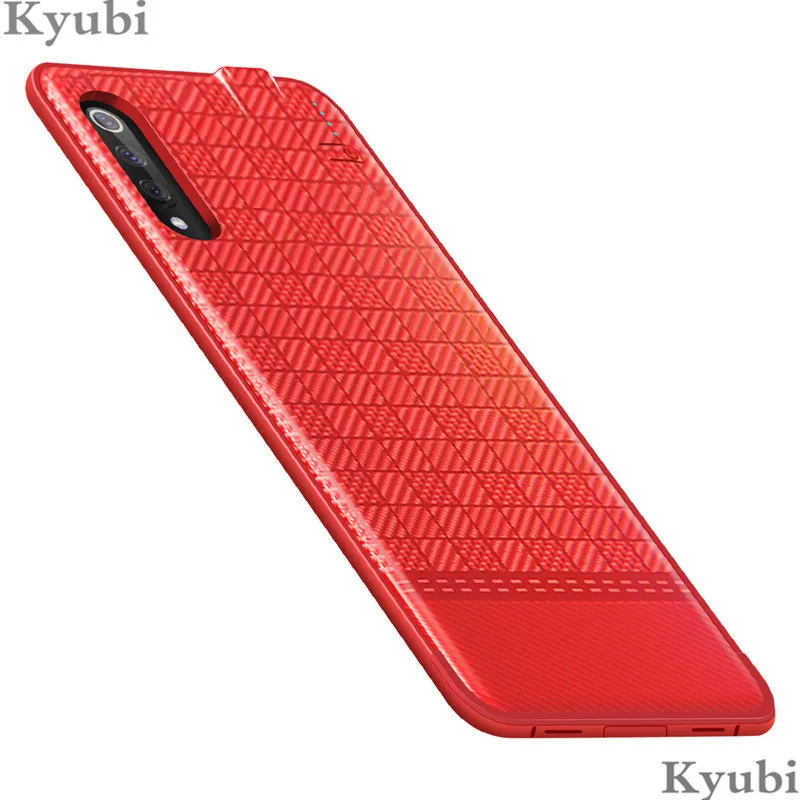 

5000mah high capacity battery charger case for xiaomi mi 9 external portable wireless charging cover for xiaomi mi 9 luxury