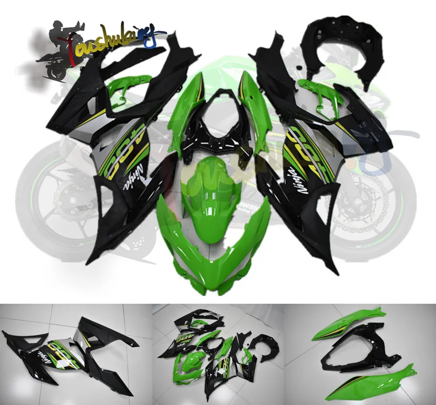 Красный черный мотоцикл на заказ высокого качества ABS fairingfit для kawasaki ninja400-2020year