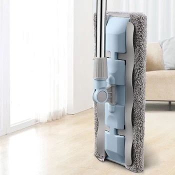 

Flat Mop Floor Cleaning Mop for Bucket Dust Swob ic & Easy & Microfiber Broom Rotating Superfine Fiber Swabs