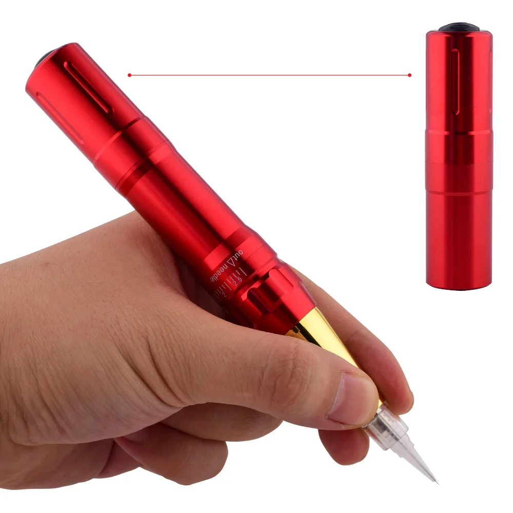  5 Colors Wireless Permanent Makeup Tattoo Machine Microblading Rechargeable Eyebrows Tattoo Pen