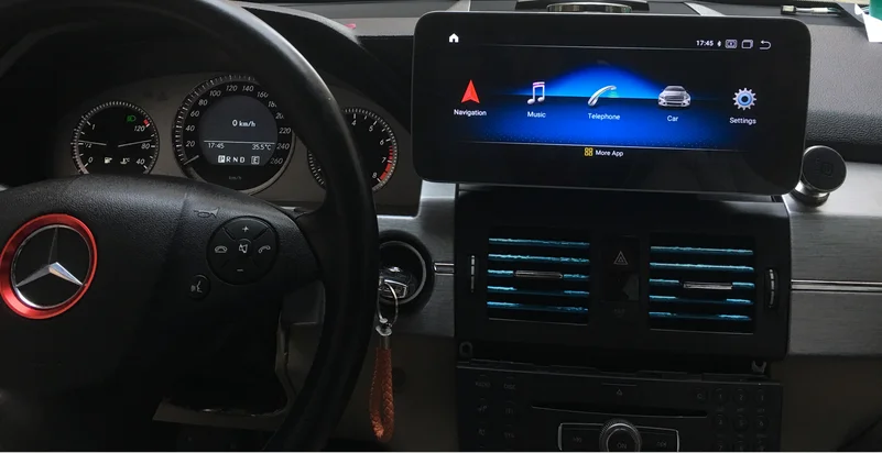 4G 10,2" Blue ray антибликовый Android 9 дисплей Benz GLK Class X204 2008~ 2012 автомобильный dvd-плеер gps аудио авто стерео Мультимедиа