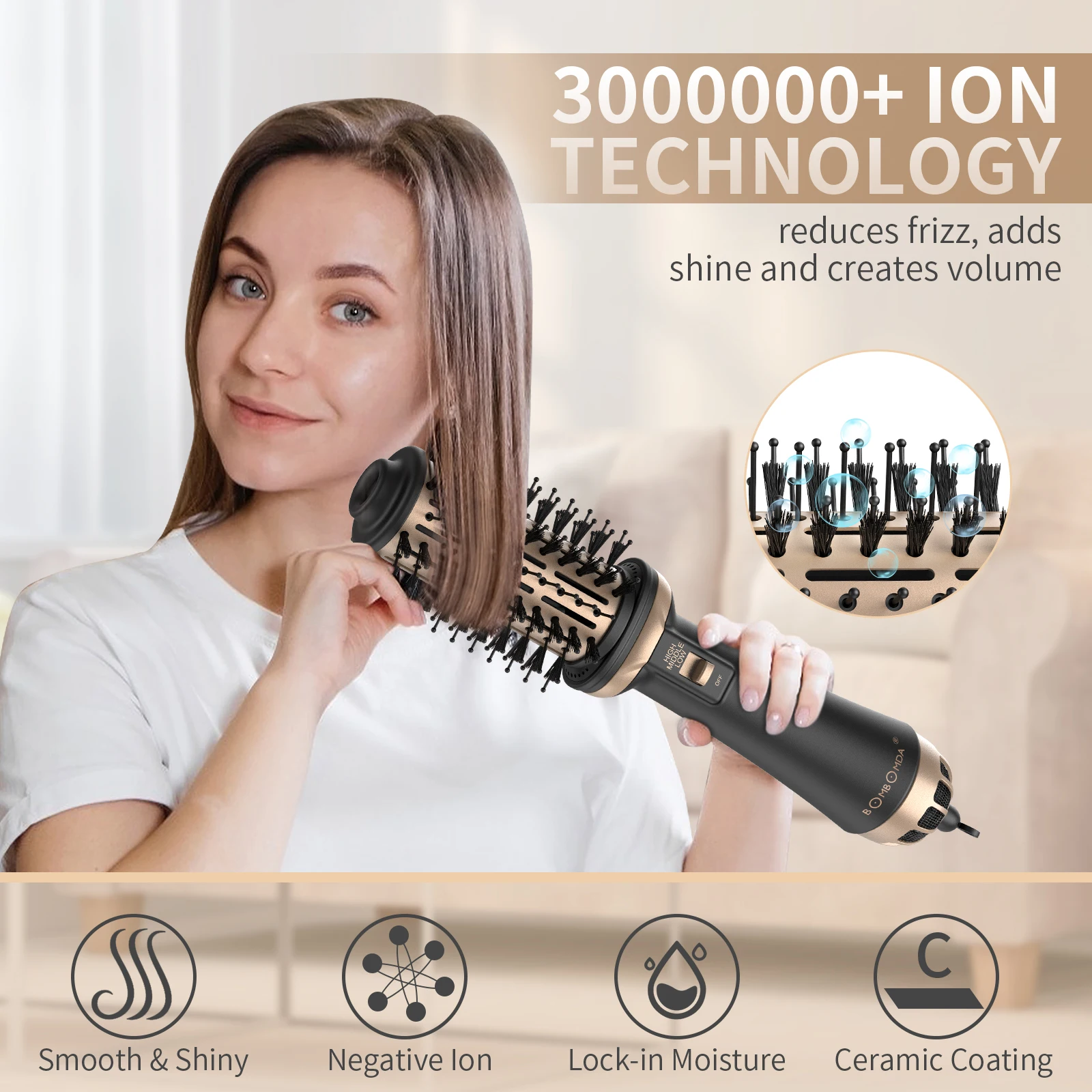 4 in 1 1000w Hair straightener