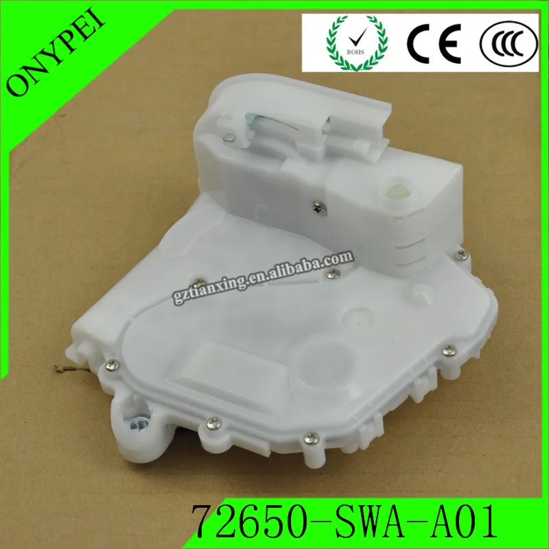 72650 SWA A01 задний левый замок двери защелка привода для Honda CR-V 2007-2011 2.4L 72650-SWA-A01 72650SWAA01