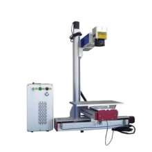 fiber laser marking machine with XY mobile marking platform/fiber laser marking machine with XY work table