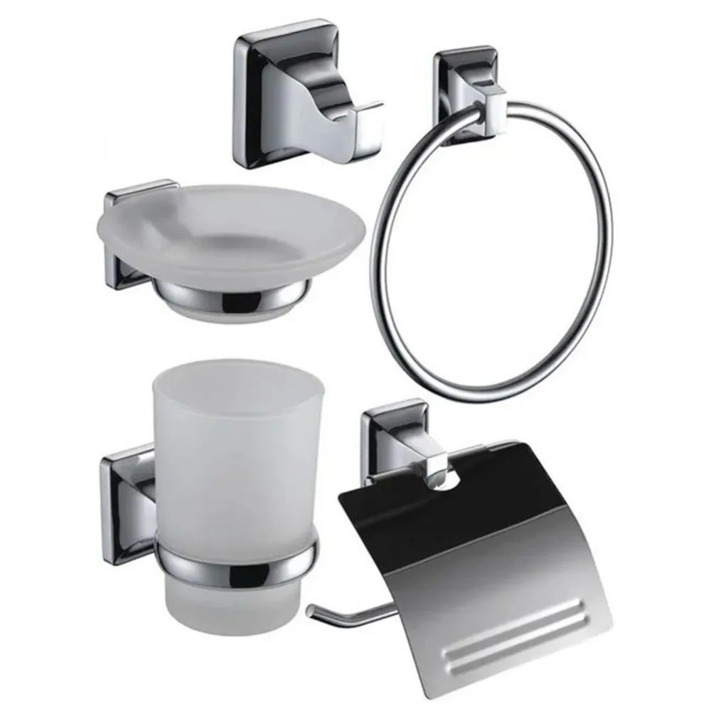 Комплект аксессуаров для ванной BATH PLUS PRIME SET 5W-1 | Дом и сад