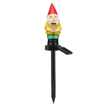 Garden Light Solar Powered Patio Santa Claus Lawn Outdoor Portable Decoration Christmas Decorative Waterproof Pole Easy Install