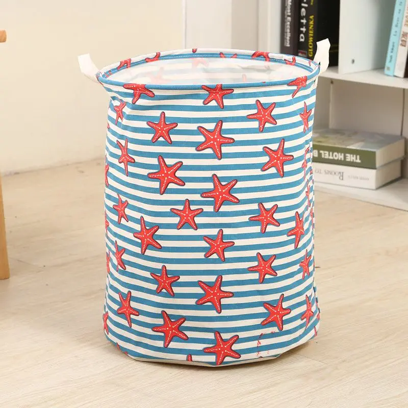 Household Large Capacity Folding Laundry Hamper Bucket Linen Cloth Dirty Clothes Storage Laundry Basket Toy Organizer