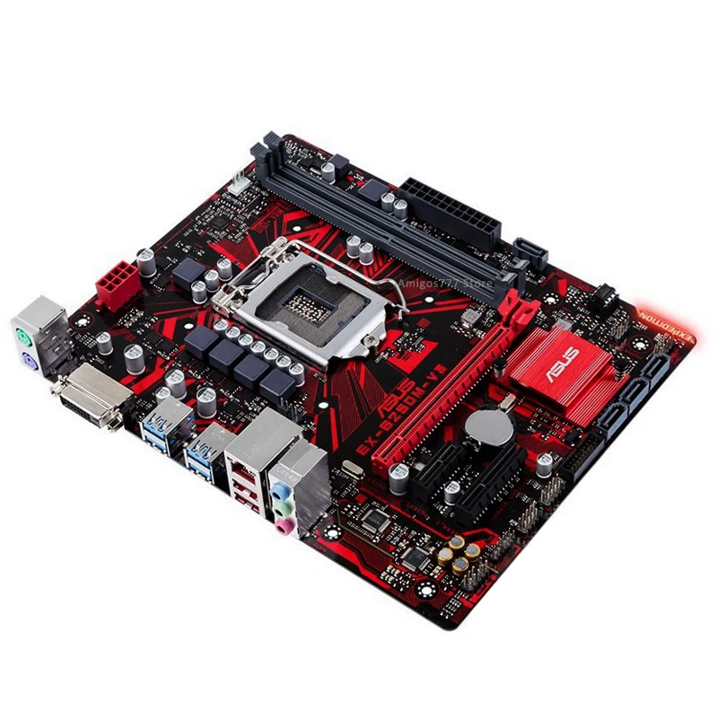 best computer motherboard LGA 1151 Asus EX-B250M-V3 Motherboard Core i7/i5/i3 Intel B250 DDR4 32GB DVI USB3.0 SATA3.0 Intel B250 Gaming Placa-mãe 1151 latest computer motherboard