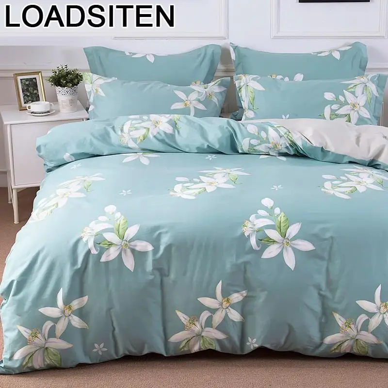 Matrimonio Juego Nordico Dekbedovertrek Lits-jumeaux Infantil хлопок Ropa Roupa De Cama постельное белье простыня и