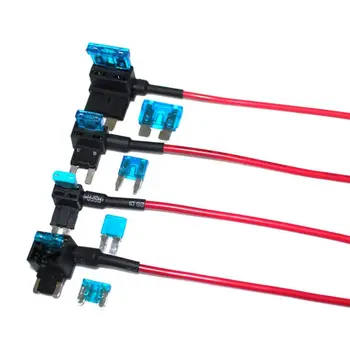 

1PCS 12V 24V Standard Add A Circuit Fuse Tap Piggy Back Blade Holder Plug Socket Car ATO ATC ACU HOT