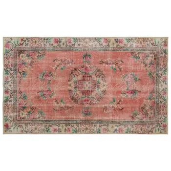

Handmade Natural Vintage Turkish Area Rug 150x261 Cm-4'11''X8'7''