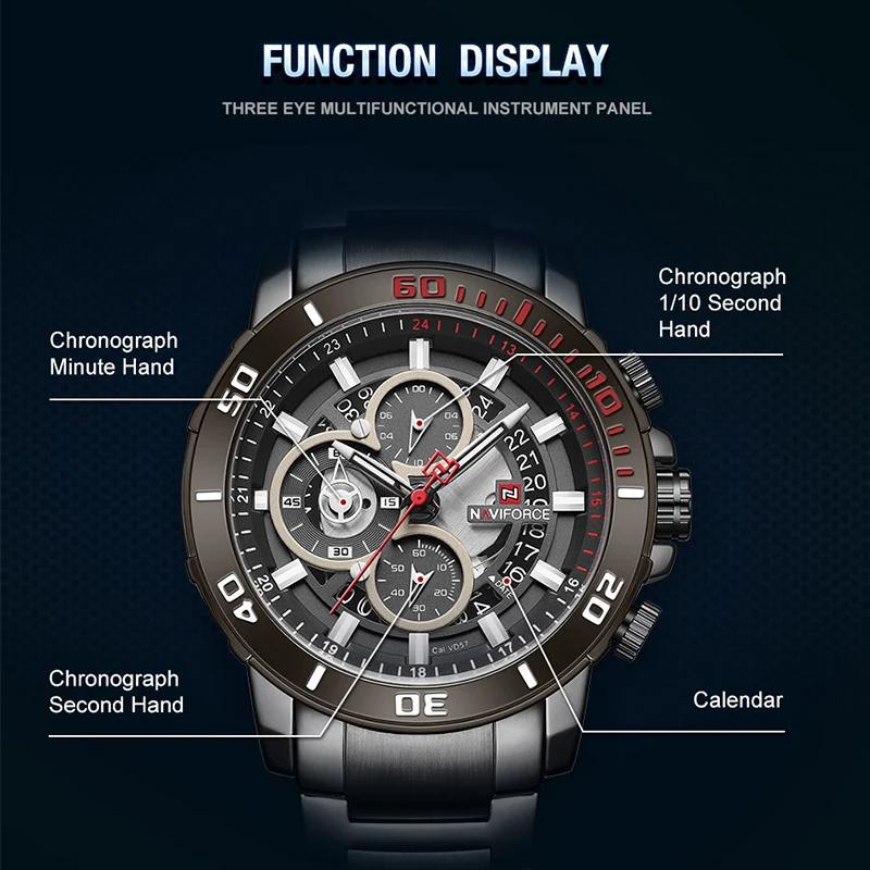 Элитный бренд NAVIFORCE спортивные часы мужские модные водонепроницаемые армейские военные кварцевые наручные часы бизнес часы Relogio Masculino