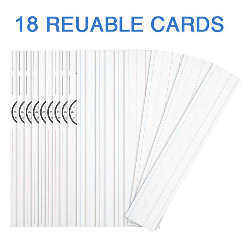 

HOT Desktop Pocket Chart Teaching Double-sided Self-standing Foladble for Classroom TI99