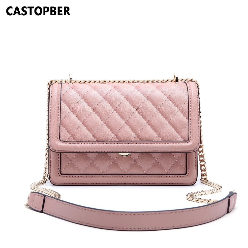 

Women Fashion Embroidery Sewing Thread Quilted Messenger Split Cowhide Leather Designer Ladies Crossbody Handbags Shoulder Brand