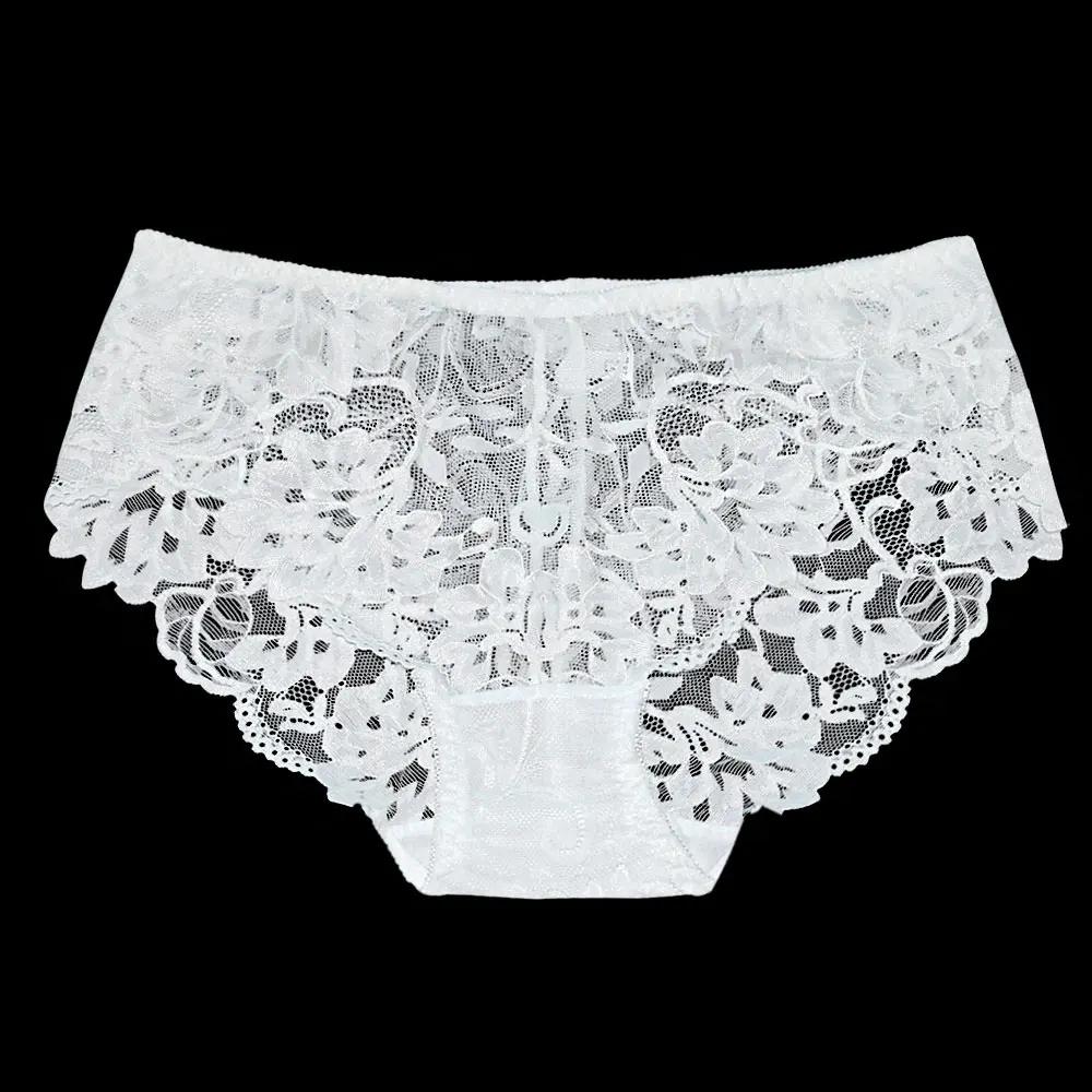 FallSweet Sexy Large Size Briefs Ultra-thin Women's Panties White Lace Panty  4xl - Price history & Review, AliExpress Seller - fallsweet Official Store