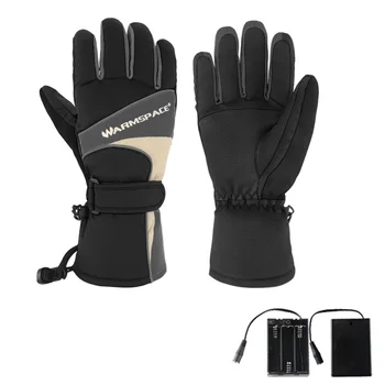 

1 Pair Winter Hand Warmer Electric Thermal Gloves Waterproof Heated Gloves Battery Powered For Outdoor Motorcycle Skiing