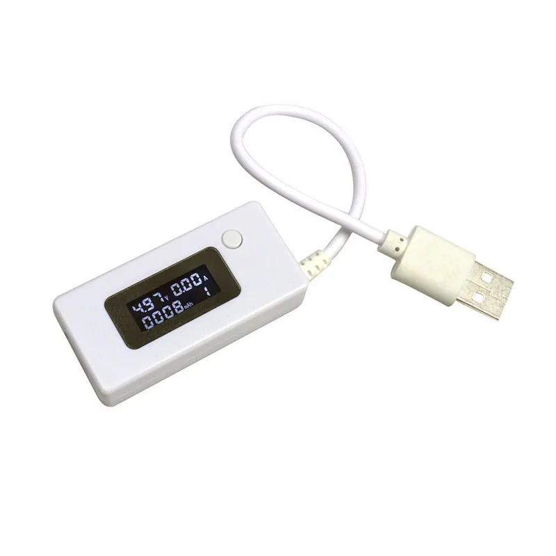 Мини Портативный ЖК-детектор USB Вольтметр Амперметр мобильное зарядное устройство Емкость Тестер измеритель напряжения тока зарядки монитор
