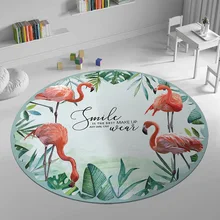 Мультяшные животные Коврик для йоги ковер для детской комнаты мягкий игровой ползающий коврик круглая винтажная, этнический стиль ковры для гостиной