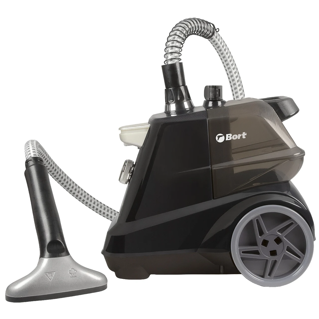 Отпариватель для одежды Bort Comfort + (Black Edition) (2350 Вт; 70 г/мин; защита от перегрева; регулировка мощности пара)