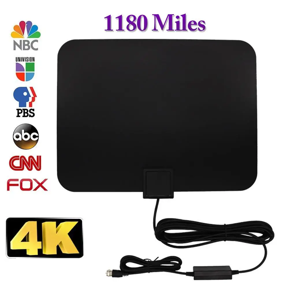 1180 Miles телевизионная антенна внутренняя ТВ цифровая антенна HD 4K HD Freeview Life местные каналы телевизионный переключатель антенный усилитель