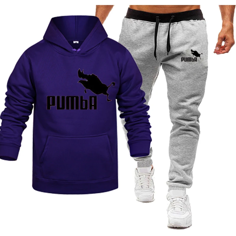 

2020 Tracksuit Men 2 Pieces Set Hooded Sweatshirt+pants Pullover Hoodie Sportwear Suit Hombre Casual Men Clothes Size S-3XL new