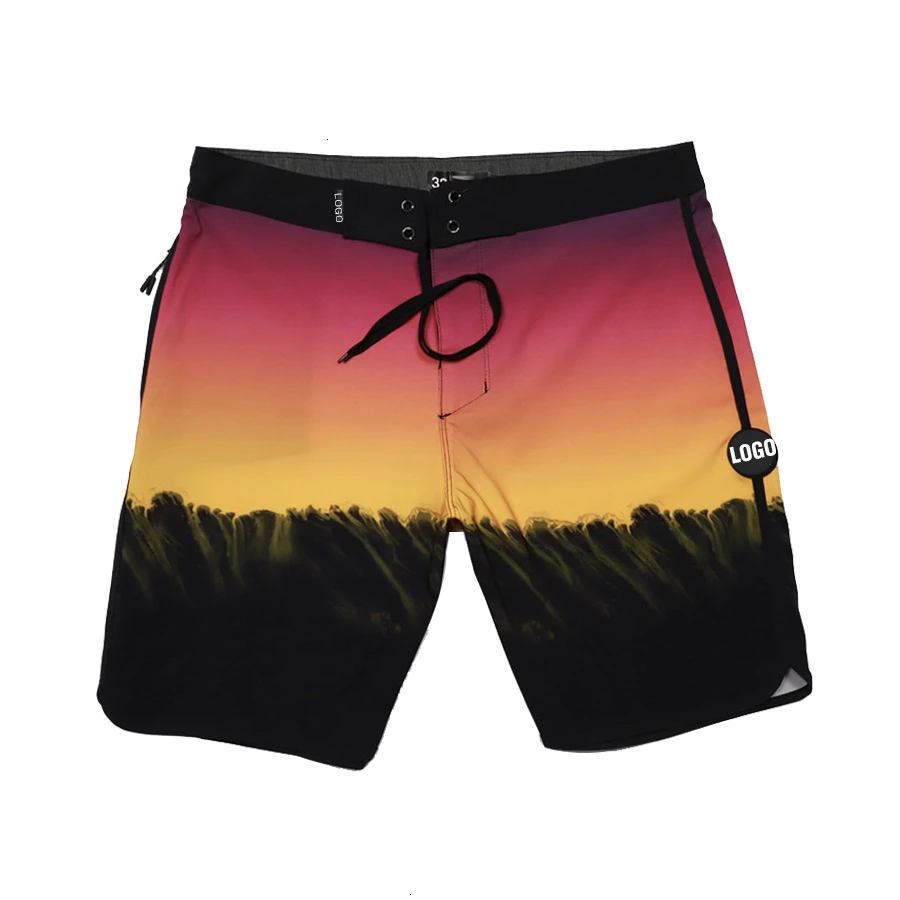 Striped Shorts Beach Shorts Men Bermuda Short Quick Dry Silver Men's Brand Spandex Boardshorts Board Shorts Brand Swimwear
