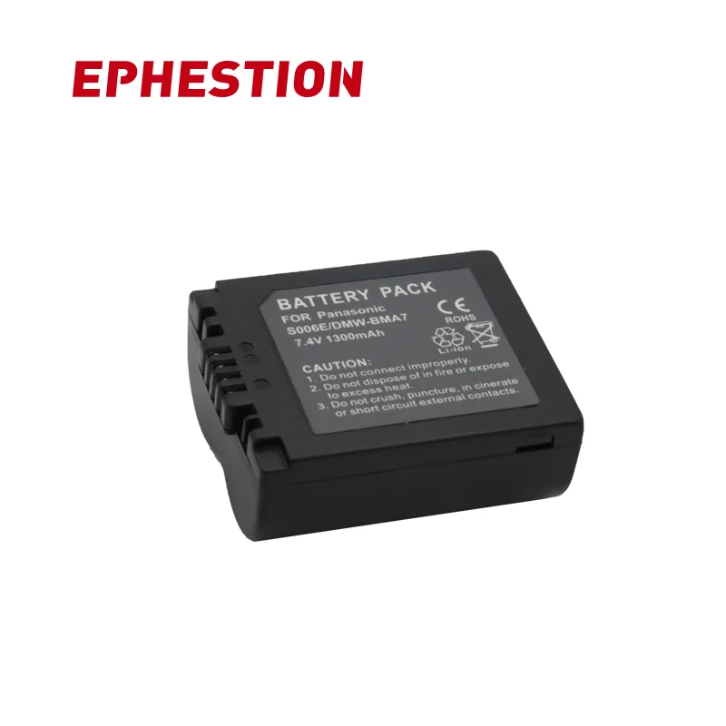 

EPHESTION CGA-S006 CGR CGA S006E S006 S006A BMA7 DMW BMA7 Battery for Panasonic DMC FZ7 FZ8 FZ18 FZ28 FZ30 FZ35 FZ38 FZ50