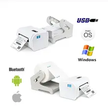 Thermal Barcode Label printers ePacket mini printer USB Bluetooth Printer Print width:40-110mm Electronic Surface Single