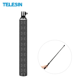 

TELESIN Extendable Selfie Stick monopod Carbon Fiber Material for Insta360 ONE X for GoPro/DJI Sports Action Camera tripode
