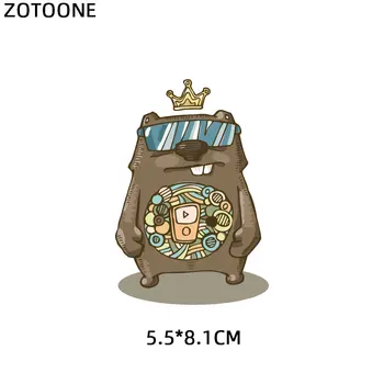 

Iron on Cartoon robot Patches Set for Kids Clothing DIY T-shirt Applique Heat Transfer Vinyl Lovely Patch Stickers Thermal Press