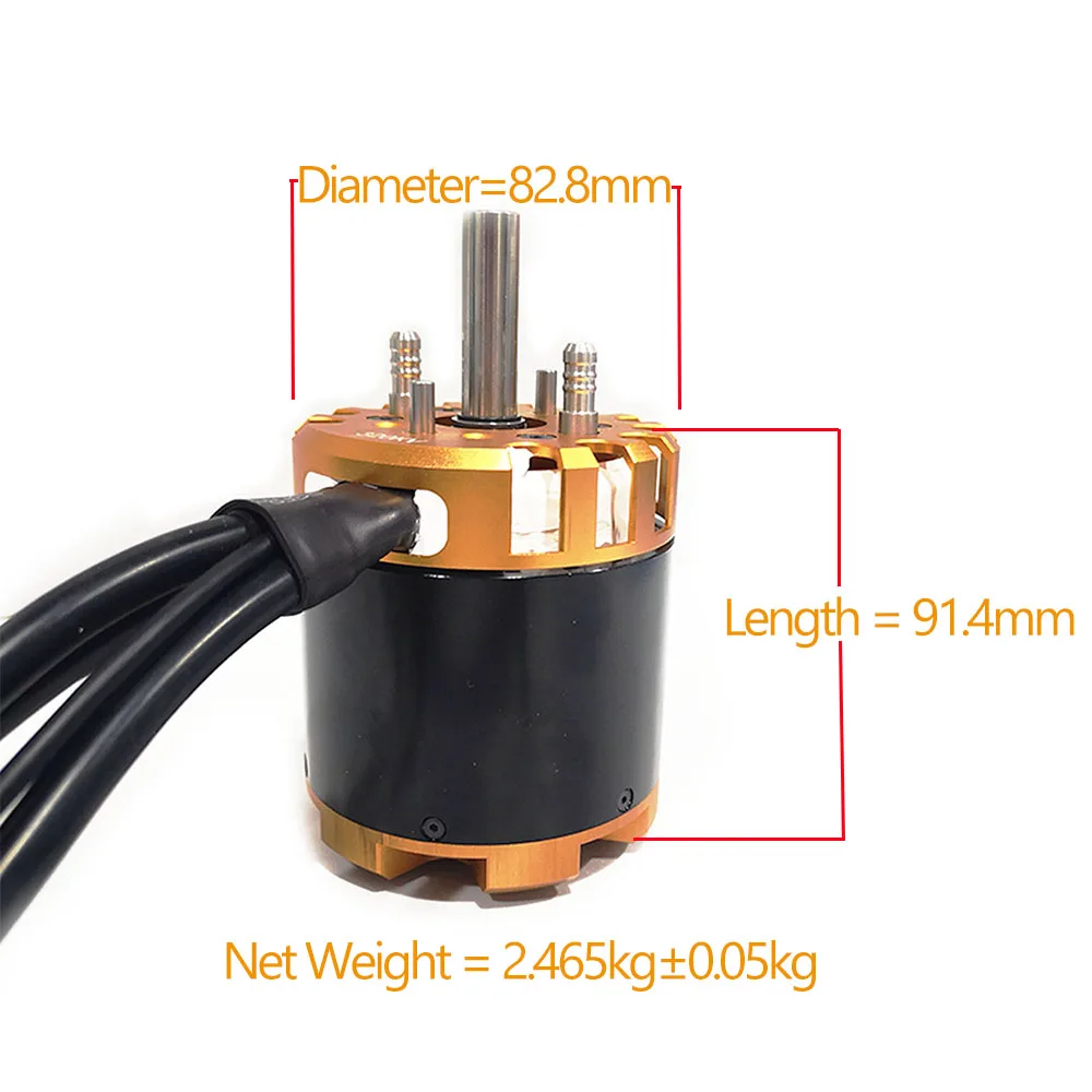 Maytech 8392 320KV Watercooled BLDC Motor for Electric Boat Jetski Jet Surfboard