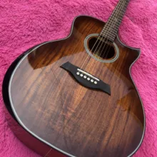 Высокое качество Chaylor K24 твердая Акустическая гитара Koa, фабрика Cutaway 41 дюймов koa электрическая гитара с подлокотником